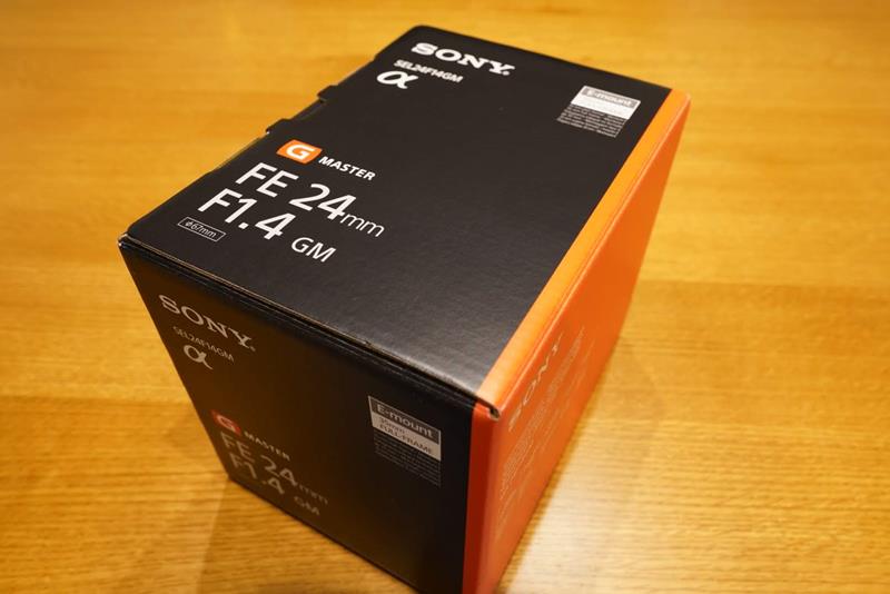 sony ソニー　FE 24mm F1.4 GM SEL24F14GM　開封