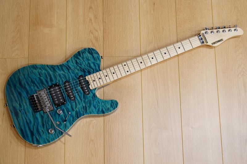 SCHECTER PT-CTM　フロイドローズ　シェクター　ILB　インディゴライトブルー　SCHECTER MONSTER TONE ST　SCHECTER SUPER ROCK III　レビュー　ブログ