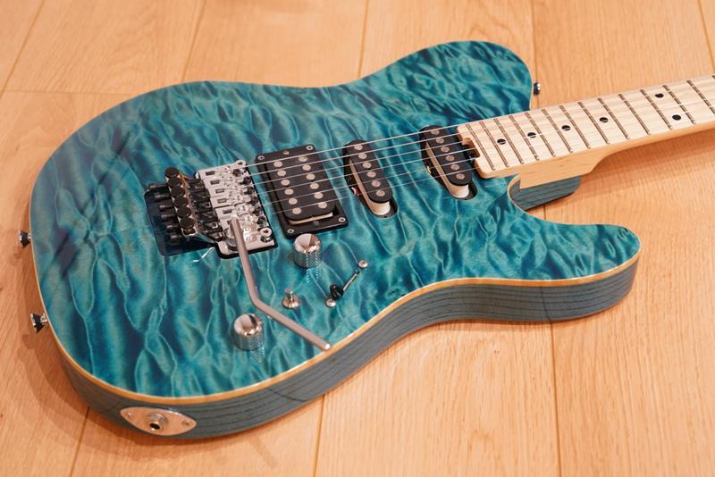 SCHECTER PT-CTM　フロイドローズ　シェクター　ILB　インディゴライトブルー　SCHECTER MONSTER TONE ST　SCHECTER SUPER ROCK III　レビュー　ブログ