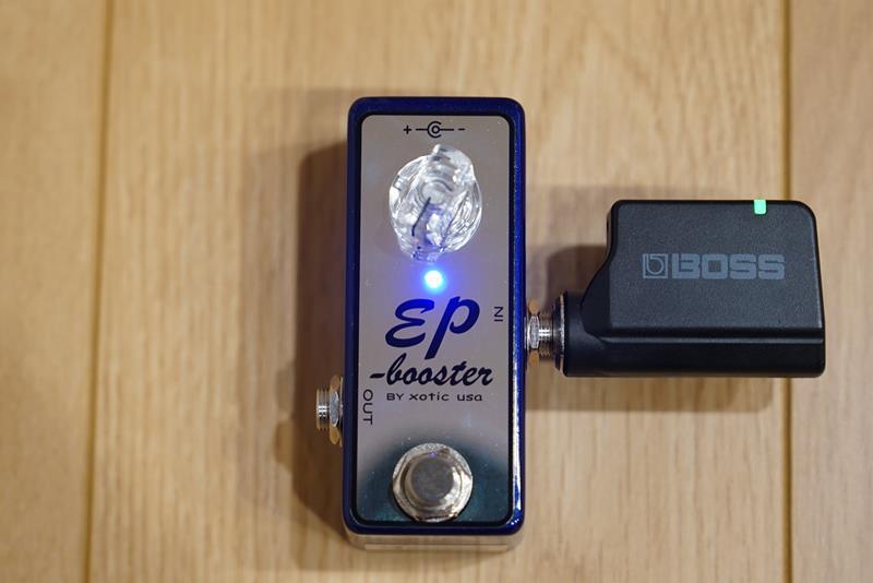 Xotic EP Booster Metallic Blue LTD 15周年記念モデル エキゾチック ギター エフェクター ブースター おすすめ ブログ レビュー