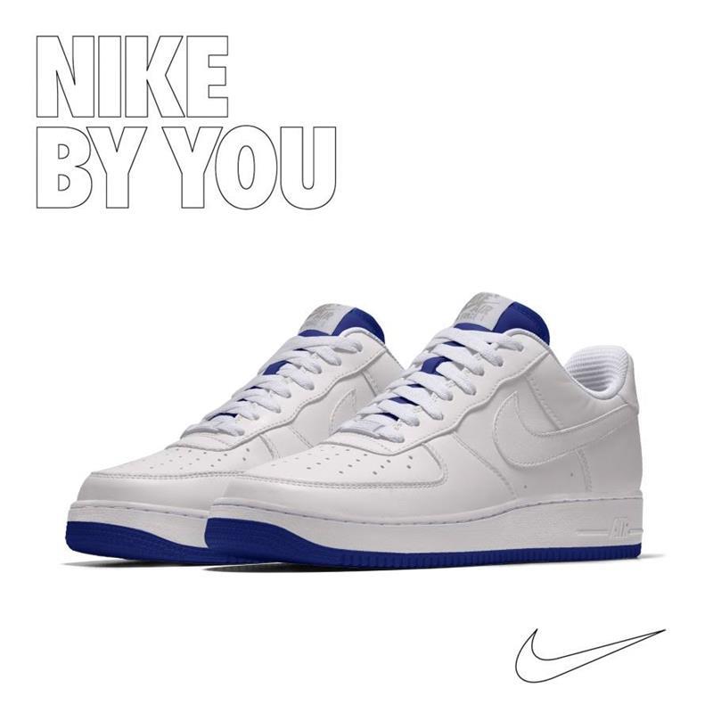 Nike By You エアフォース1 オリジナル ブルー ホワイト 限定 レビュー ブログ おすすめ かっこいい おしゃれ