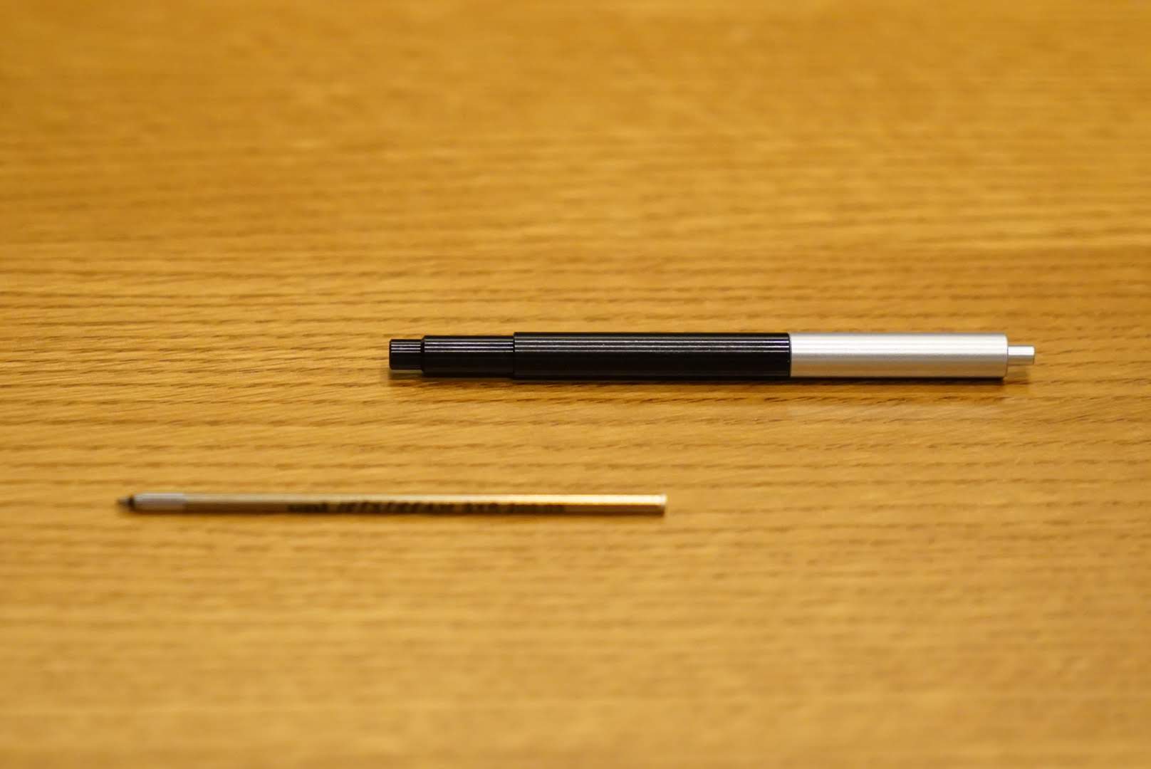 LAMY ラミー safari サファリ ボールペン カッコいい ノック式 おしゃれ ブログ レビュー ジェットストリーム アダプター 改造 カスタマイズ ボールペン リフィルアダプター LM-16
