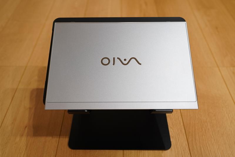オウルテック OWL-PCST01 PCスタンド シンプル かっこいい ブラック 職場 自宅 折り畳み アルミスタンド ノートパソコン・タブレット 17インチまで対応 ブログ レビュー おすすめ vaio
