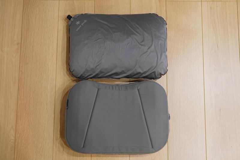 スノーピーク　エアピロー　TM-097　キャンプ　おしゃれ　クッション　枕　おすすめ　ブログ　レビュー　普段使い 　ストレッチピロー　比較