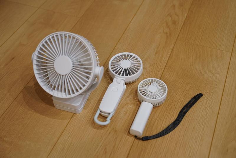 無印良品 置いても使える 充電式クリップファン ホワイト MJ－CLF1 職場　持ち運び　モバイル　ビジネス　普段使い　おすすめ　レビュー　ブログ　静か
