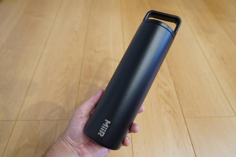 MiiR ミアー Wide Mouth Bottle 20oz ボトル タンブラー 水筒 真空断熱 591ml ワイドマウス ブラック ビジネス かっこいい 洗いやすい おしゃれ おすすめ ブログ