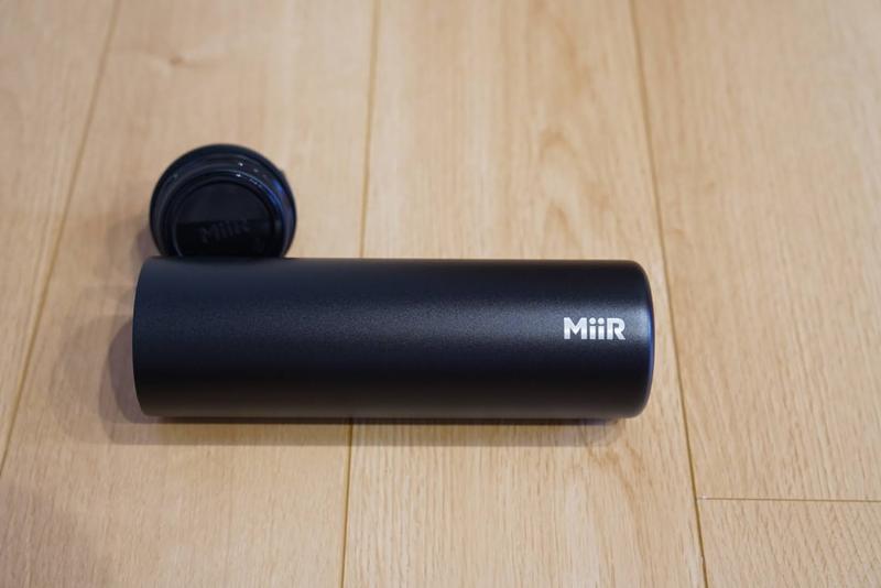 MiiR ミアー Wide Mouth Bottle 20oz ボトル タンブラー 水筒 真空断熱 591ml ワイドマウス ブラック ビジネス かっこいい 洗いやすい おしゃれ おすすめ ブログ